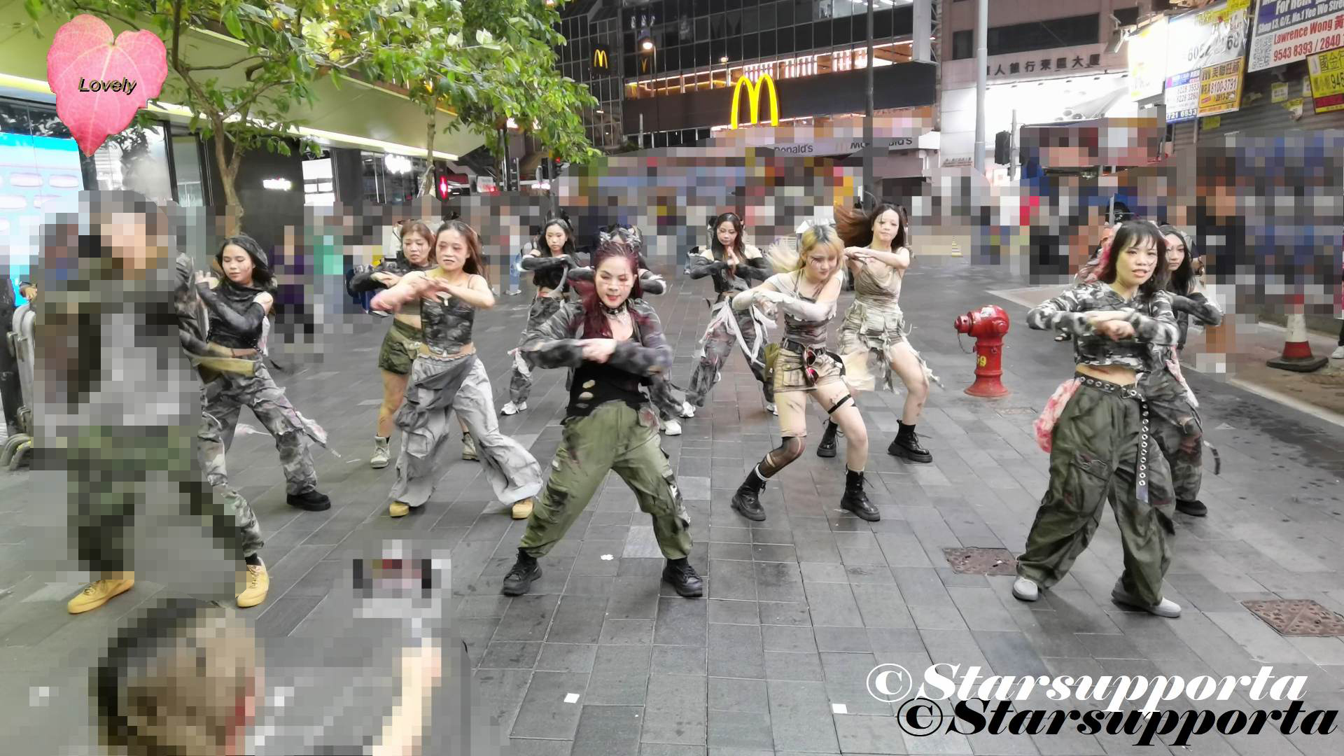 20251101 KPOP dance @ 香港銅鑼灣H&M對出